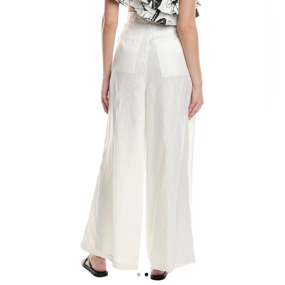 Farm Rio High-Waist Linen Pant - Picture 2 of 4